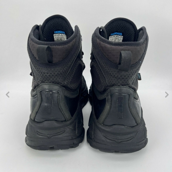 Hoka One One Tor Ultra Hi 2 All Black Men Hiking Shoes 1107293 BLK Size 12 - Picture 8 of 11